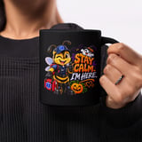 Stay Calm I'm Here EMT Bee Mug thumbnail 1