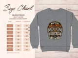 Nautical Halloween Skeleton Crew All Hands No Flesh Ship Wheel Graphic Crewneck Sweatshirts thumbnail 6