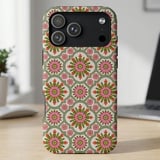 Retro Floral Tile MagSafe® Phone Case thumbnail 3