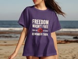 Freedom Wasn't Free Poppy Tee thumbnail 3