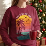 Gulf of Mexico Retro Sunset Tee & Sweatshirts thumbnail 12