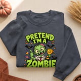 Pretend I'm A Zombie Employee Tee thumbnail 10
