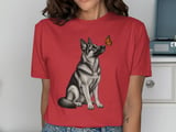 German Shepherd Butterfly Tee thumbnail 2