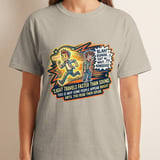Light Travels Faster Than Sound Funny T-Shirt | Witty Sarcastic Quote Tee | Bright People Meme Humor Graphic Shirt thumbnail 2