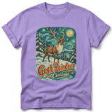 Gogh Reindeer ~ Comfort Colors Premium Tee thumbnail 6