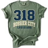 318 Bossier City Louisiana Tee thumbnail 13