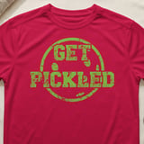 Pickleball Sport-Tek Performance Tee, Get Pickled Distressed Graphic, Athletic Open-Play Court Apparel thumbnail 6