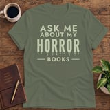 Ask Me About My Horror Books Softstyle Tee thumbnail 8