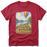 Gogh Hot Air Balloon ~ Comfort Colors Premium Tee thumbnail 2