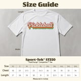 Pickleball Sport-Tek Performance Tee, Pickleball, Retro Style Open Play Athletic Court Apparel thumbnail 12
