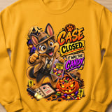 Detective Chase the Dog Halloween Sweatshirt thumbnail 3
