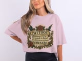 Tattoo T Shirt, National Tattoo Day Tee, Funny Adulting Gift, Bird and Rose Design, Tattoo Art Shirt, T Shirt for Sticker Lovers thumbnail 7