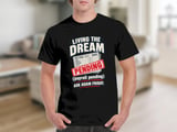 Living The Dream Payroll Pending Tee thumbnail 4