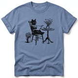 Cozy Bookish Cat Tee thumbnail 9