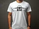 B-52 Bomber T-Shirt, Military Aviation Shirt, Retro Airforce Airplane Graphic Tee, Pilot Veteran Gift, Strategic Bomber Graphic Tee thumbnail 6