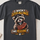 I Wasn't Stealing Raccoon Tee thumbnail 10