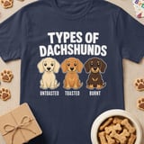 Types of Dachshunds Tee thumbnail 3