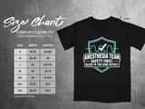 Anesthesia Team Safety First Tee thumbnail 10