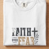 Faith Over Fear Shirt, Isaiah 41:10 Christian T-Shirt, Religious Bible Verse Tee, Inspirational Gift Sweatshirt thumbnail 10