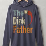Pickleball Sport-Tek Performance Hood, The Dink Father, Lightweight Hoodie, Sun Defense Athletic Layer thumbnail 2