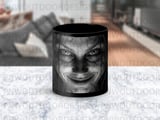 Horror Mug Wrap Digital Design, Scary Creepy Face Sublimation PNG, Halloween Spooky Goth Coffee Cup Gift, Dark Aesthetic Digital Download thumbnail 4
