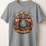 Fuel Tank Love Machine T-Shirt | Funny Beer Belly Humor Dad Shirt | Bearded Biker Husband Gift | Valentine's Day Fathers Day Tee for Him thumbnail 8