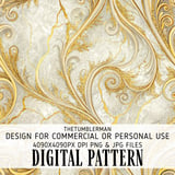 Gold Floral Tumbler Design, Digital Download, Watercolor Flower Backgrounds, Floral Junk Journal Pages, Printable Tumbler png thumbnail 13