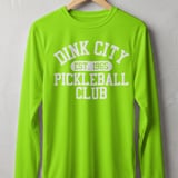 Pickleball Sport-Tek Long Sleeve Tee, Dink City Est. 1965 Pickleball Club, Sun Shield Shirt thumbnail 10