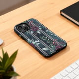 Dark Floral Tote Bag, Moody Rose Phone Case, Elegant Watercolor Botanical Cottagecore Accessory, Unique Gift for Her thumbnail 9