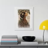 Black Woman Roots Poster, African American Framed Art Print, Ancestral Strength Wall Decor, Melanin Botanical Floral Artwork, Gift For Her thumbnail 3