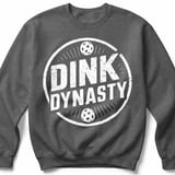 Pickleball Gildan Crewneck Sweatshirt, Dink Dynasty, Court Warm Up thumbnail 4