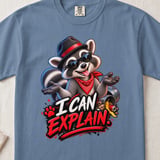 I Can Explain Raccoon Tee thumbnail 9