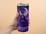 Personalized Halloween Tumbler, Witch Tumbler, Halloween Name Tumbler, Gothic Tumbler, Celestial Tumbler, Witchcraft Tumbler thumbnail 2