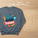 3rd Grade Teacher Shirt, Third Grade Team Crewneck Sweatshirt, Back To School Gift For Elementary Educator, Teacher Appreciation Tee thumbnail 14