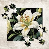 White Lily Tumbler Design, Digital Paper, Floral Backgrounds, Junk Journal Pages, Printable PNG, Scrapbooking Paper thumbnail 12