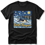 Gogh Penguin ~ Comfort Colors Premium Tee thumbnail 1