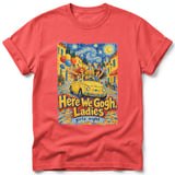 Here We Gogh, Ladies ~ Comfort Colors Premium Tee thumbnail 3