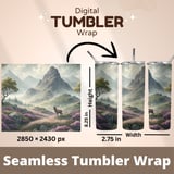 Ethereal Highland Stag Digital Size Bundle Png thumbnail 7
