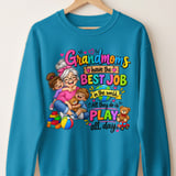 Grandmoms Have The Best Job Sweatshirt thumbnail 4
