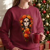 Floral Sugar Skull Catrina Tee thumbnail 13