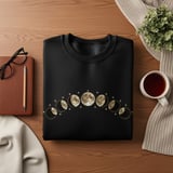 Celestial Moon Phases Sweatshirt thumbnail 2