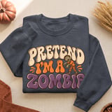 Pretend I'm A Zombie Tee thumbnail 10