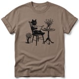 Cozy Bookish Cat Tee thumbnail 30