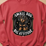 Small Dog Big Attitude Dachshund Tee thumbnail 8
