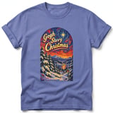 Gogh Starry Christmas ~ Comfort Colors Premium Tee thumbnail 10