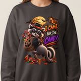 Randy the Raccoon Halloween Candy Sweatshirt thumbnail 12