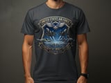 United States Air Force T-Shirt | Patriotic Military Veteran Gift | Service Before Self, Integrity, Excellence USAF Tee thumbnail 3