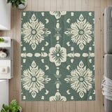 Floral Blanket Pillow Pillow Case: Botanical, Repeating, Seamless Pattern thumbnail 3