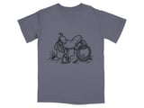 Vintage Western Saddle T-Shirt thumbnail 2