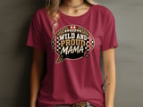 Wild and Proud Football Mama Tee thumbnail 3